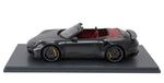 Schuco Porsche 992 Turbo S Cabriolet 2022 Agate Grey 1:18 Modell