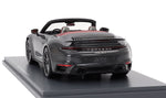 Schuco Porsche 992 Turbo S Cabriolet 2022 Agate Grey 1:18 Modell