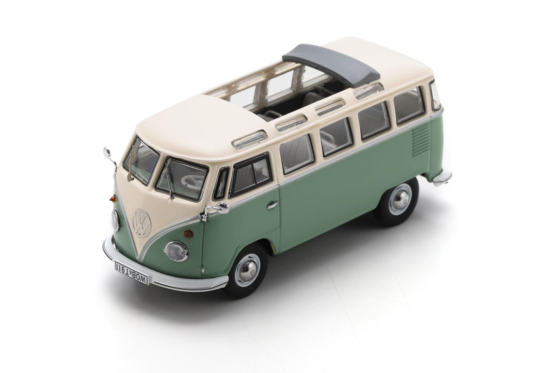 Schuco VW T1 Samba - Green/Creme 1:43 Modell - Artexio