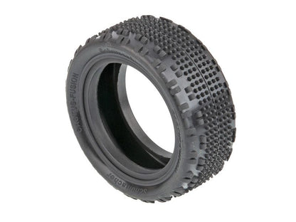 Schumacher 1:10 Cactus Fusion gelb Offroad Reifen (2) 4WD Frontreifen