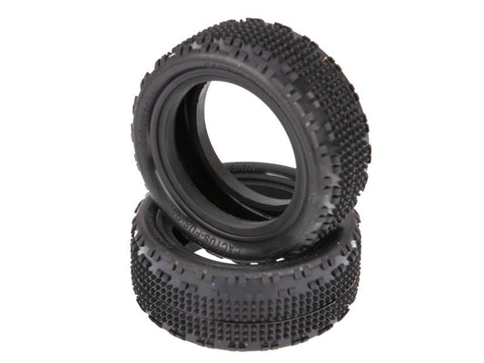 Schumacher 1:10 Cactus Fusion gelb Offroad Reifen (2) 4WD Frontreifen