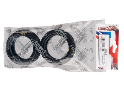 Schumacher 1:10 Cactus gelb Offroad Reifen (2) 2WD + 4WD Heckreifen