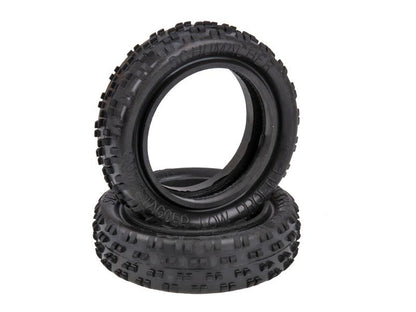 Schumacher 1:10 Cut Stagger gelb Offroad Reifen (2) 2WD Frontreifen