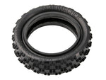 Schumacher 1:10 Cut Stagger silver off-road tires (2) 2WD front tires