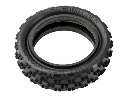 Schumacher 1:10 Cut Stagger silber Offroad Reifen (2) 2WD Frontreifen