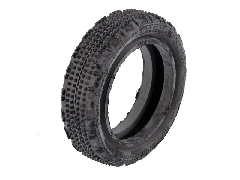 Schumacher 1:10 Fusion Slim gelb Offroad Reifen (2) 2WD Frontreifen