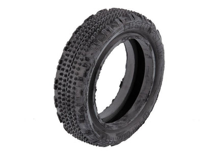 Schumacher 1:10 Fusion Slim gelb Offroad Reifen (2) 2WD Frontreifen