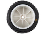 Schumacher 1:10 complete wheel Cactus yellow offroad (2) EOS 2WD + 4WD rear tires