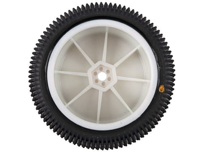 Schumacher 1:10 Komplettrad Cactus gelb Offroad (2) EOS 2WD + 4WD Heckreifen