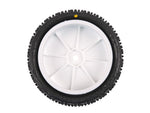 Schumacher 1:10 complete wheel Fusion Slim (2) yellow 2WD front tires