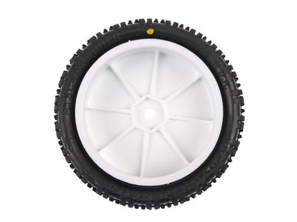 Schumacher 1:10 Komplettrad Fusion Slim (2) gelb 2WD Frontreifen