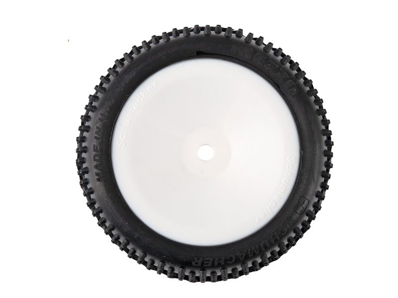 Schumacher 1:10 Komplettrad Mezzo gelb Offroad (2) EOS 2WD + 4WD Heckreifen