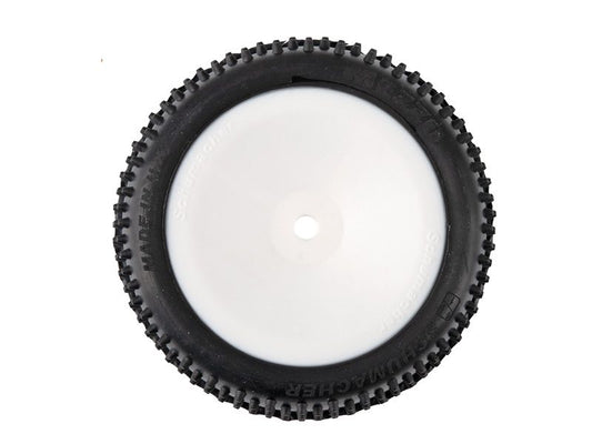 Schumacher 1:10 Komplettrad Mezzo gelb Offroad (2) EOS 2WD + 4WD Heckreifen