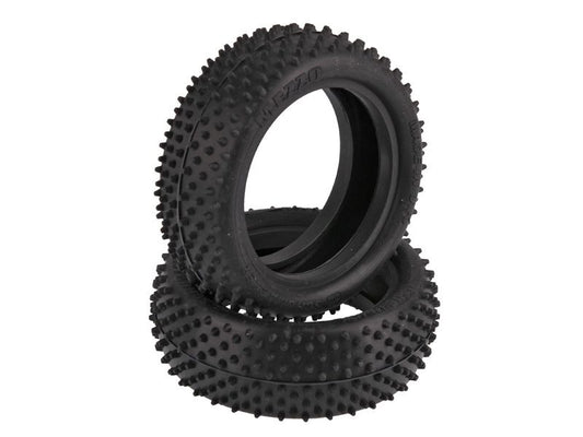 Schumacher 1:10 Mezzo gelb Offroad Reifen (2) 4WD Frontreifen