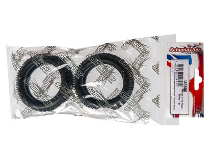Schumacher 1:10 Mezzo silber Offroad Reifen (2) 2WD + 4WD Heckreifen