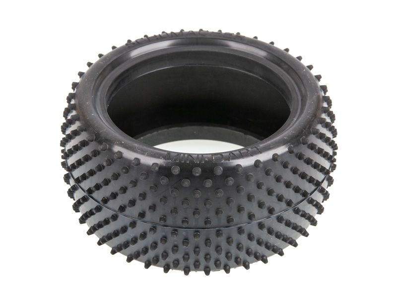 Schumacher 1:10 Mini Dart gelb Offroad Reifen (2) 2WD + 4WD Heckreifen