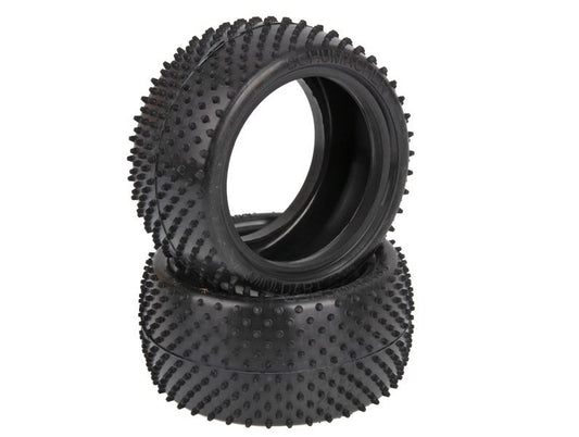 Schumacher 1:10 Mini Dart gelb Offroad Reifen (2) 2WD + 4WD Heckreifen