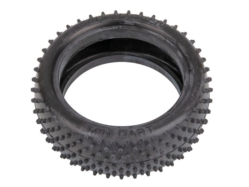 Schumacher 1:10 Mini Dart gelb Offroad Reifen (2) 4WD Frontreifen