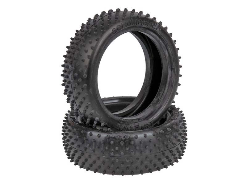 Schumacher 1:10 Mini Dart gelb Offroad Reifen (2) 4WD Frontreifen