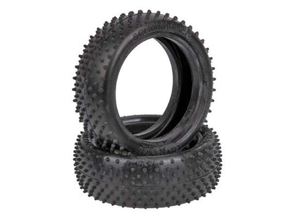 Schumacher 1:10 Mini Dart gelb Offroad Reifen (2) 4WD Frontreifen