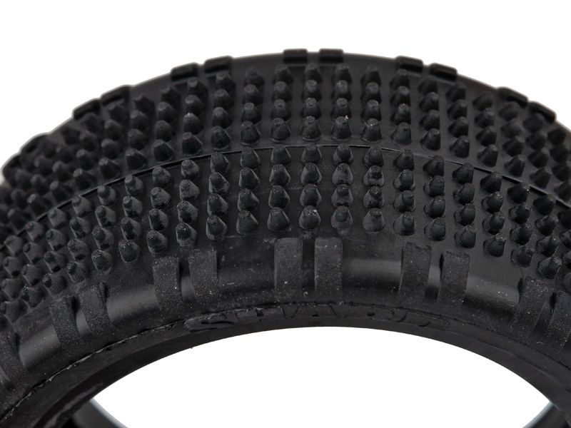 Schumacher 1:10 Shard gelb Offroad Reifen (2) 4WD Frontreifen