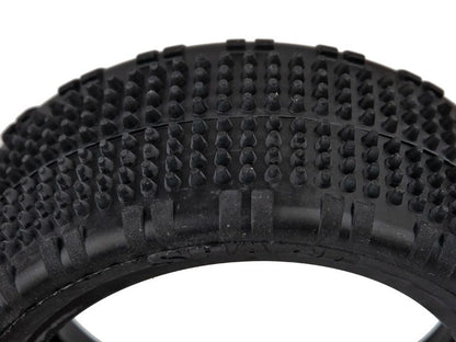 Schumacher 1:10 Shard gelb Offroad Reifen (2) 4WD Frontreifen