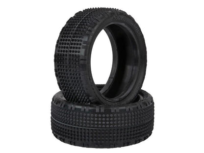 Schumacher 1:10 Shard gelb Offroad Reifen (2) 4WD Frontreifen