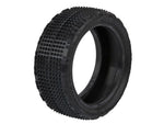 Schumacher 1:10 Shard yellow off-road tires (2) 4WD front tires