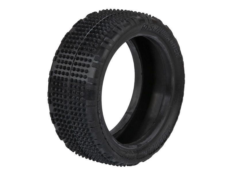 Schumacher 1:10 Shard gelb Offroad Reifen (2) 4WD Frontreifen