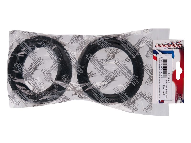 Schumacher 1:8 Mini Pin - silber Offroad Reifen (2)