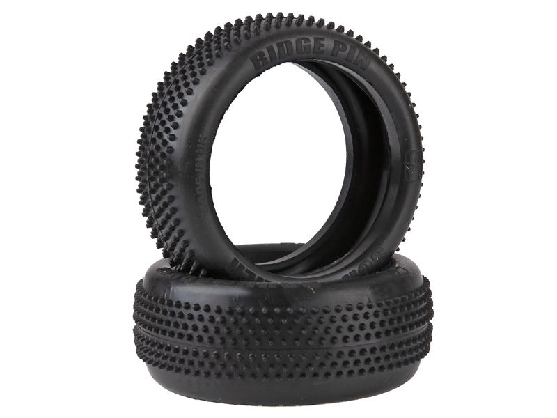 Schumacher 1:8 Ridge Pin - 7 Reihen gelb Offroad Reifen (2)