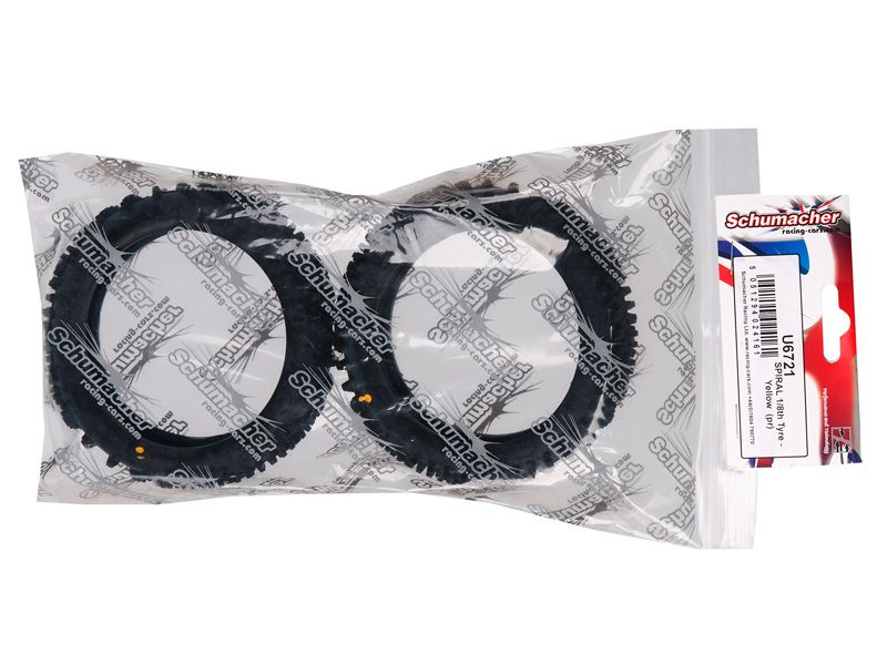 Schumacher 1:8 Spiral - gelb Offroad Reifen (2)