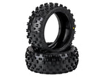 Schumacher 1:8 Stagger Rib - gelb Offroad Reifen (2)
