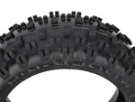 Schumacher 1:8 Stagger Rib - gelb Offroad Reifen (2)