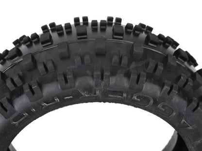 Schumacher 1:8 Stagger Rib - gelb Offroad Reifen (2)