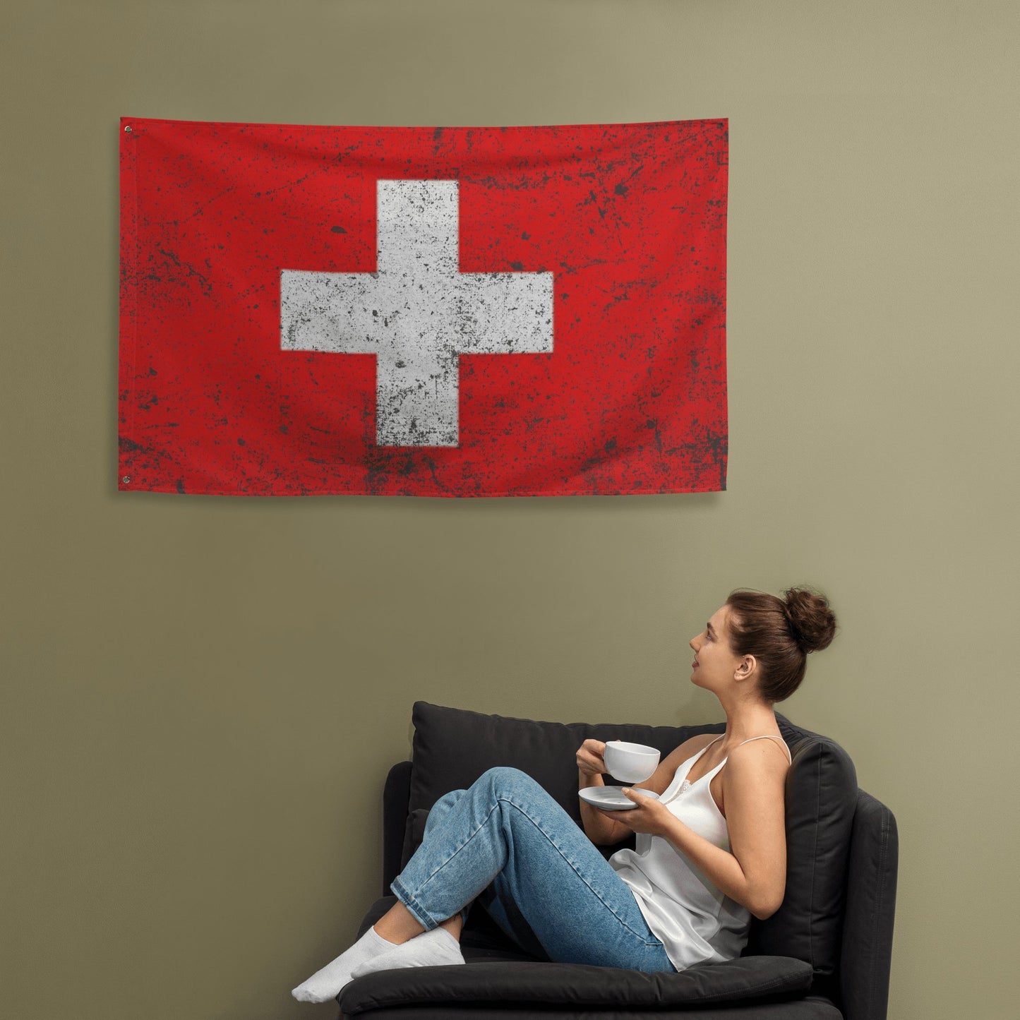 Schweiz Fahne - Artexio