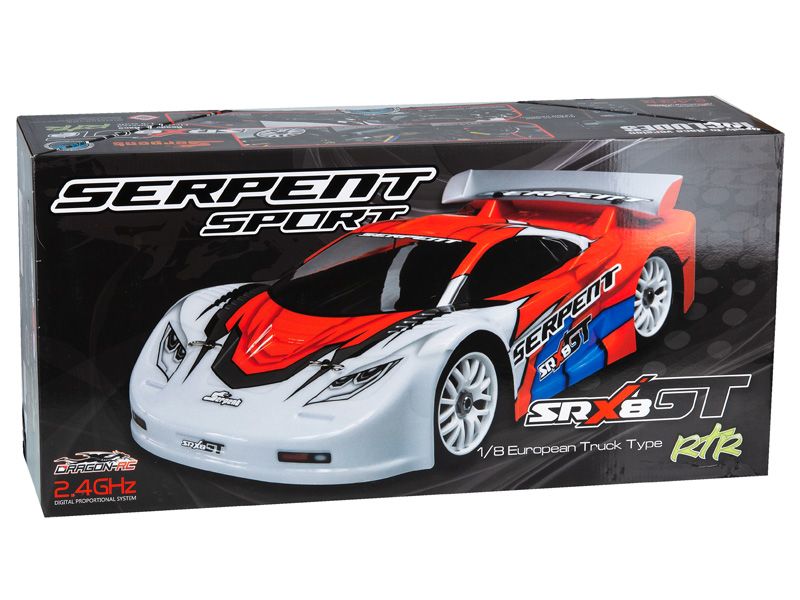 Serpent Cobra SRX8 GTE Elektro 1:8 4WD RTR Version Artexio