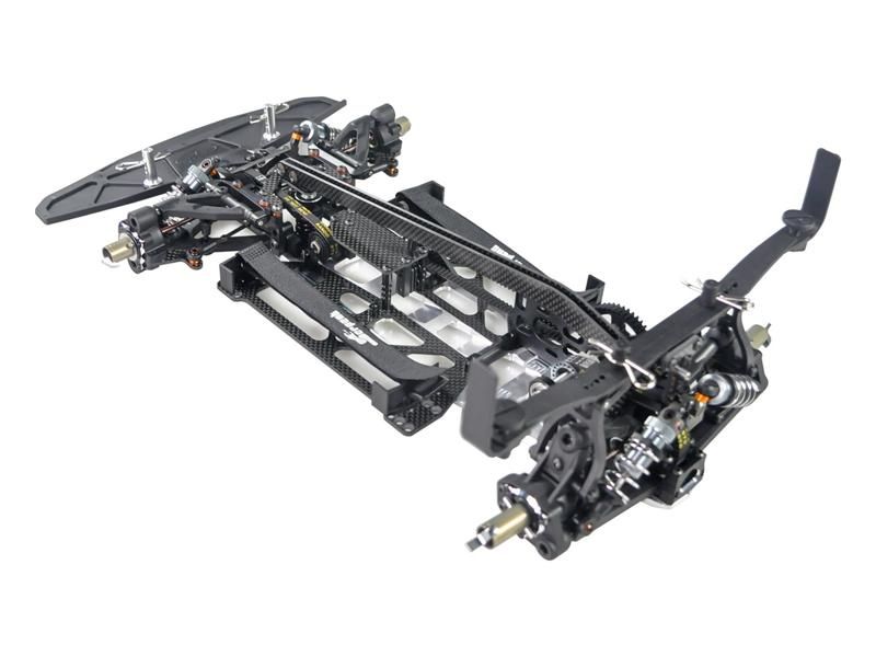 Serpent Viper 990E Evo 1:8 Elektro Glattbahn Chassis 4WD Kit Spec