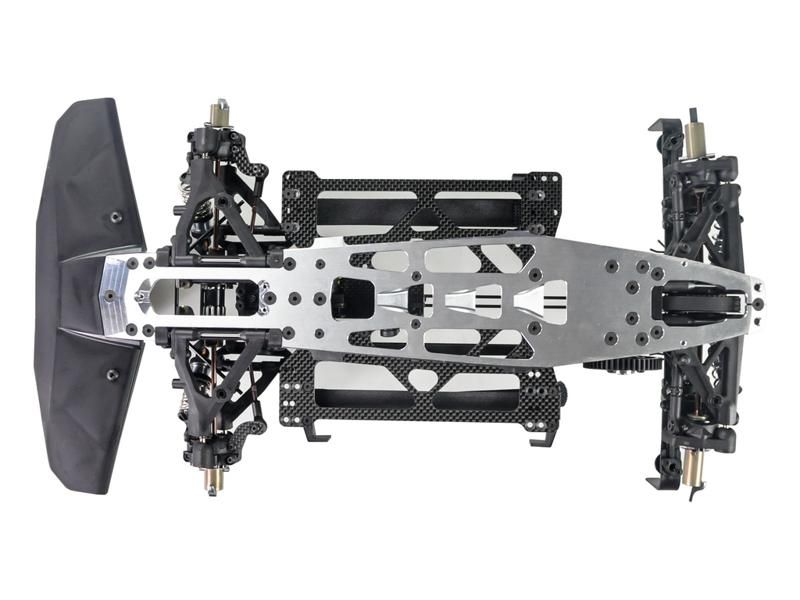 Serpent Viper 990E Evo 1:8 Elektro Glattbahn Chassis 4WD Kit Spec