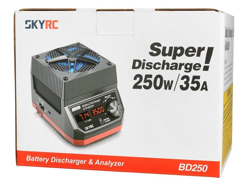 SkyRC BD250 Entladegerät und Akkutester bis zu 35A, 250W