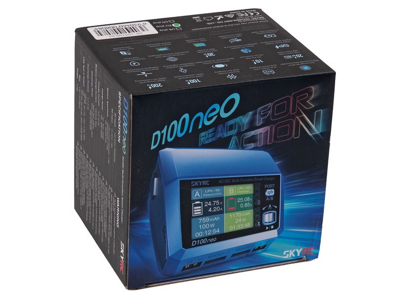 SkyRC D100 Neo Ladegerät LiPo 1-6s 10A 100W