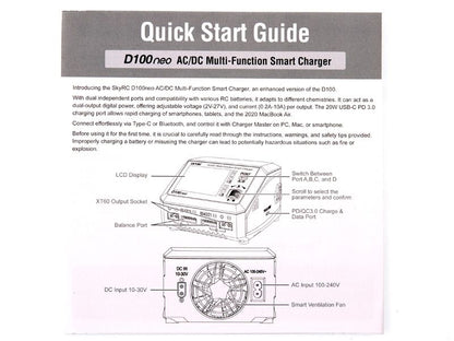 SkyRC D100 Neo Ladegerät LiPo 1-6s 10A 100W