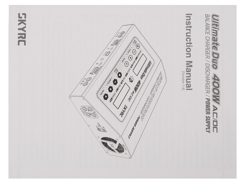 SkyRC D400 AC/DC Ladegerät LiPo 1-7S 20A 2x200W
