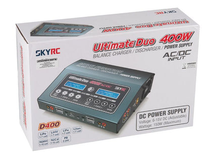 SkyRC D400 AC/DC Ladegerät LiPo 1-7S 20A 2x200W
