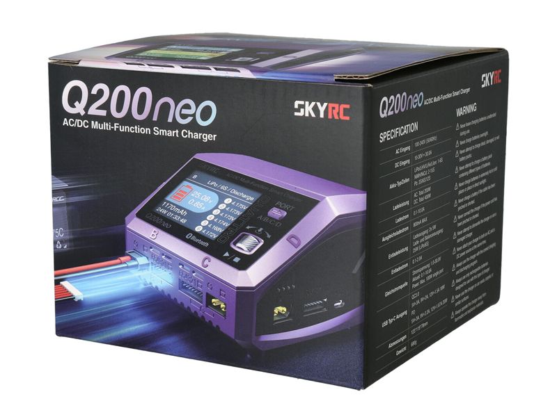 SkyRC Q200 Neo Ladegerät LiPo 1-6s 10A 200W