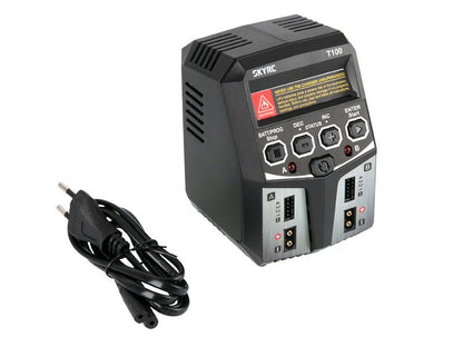 SkyRC T100 AC Ladegerät LiPo 2-4s 5A 2x50W