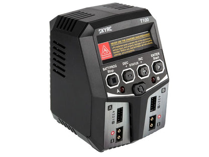 SkyRC T100 AC Ladegerät LiPo 2-4s 5A 2x50W