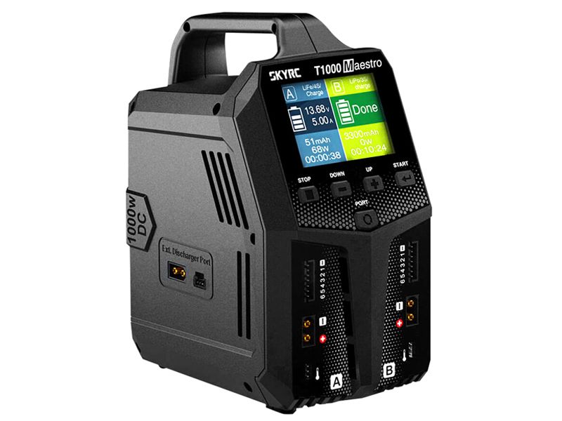 SkyRC T1000 Maestro AC/DC Ladegerät LiPo 1-6s 20A 450W