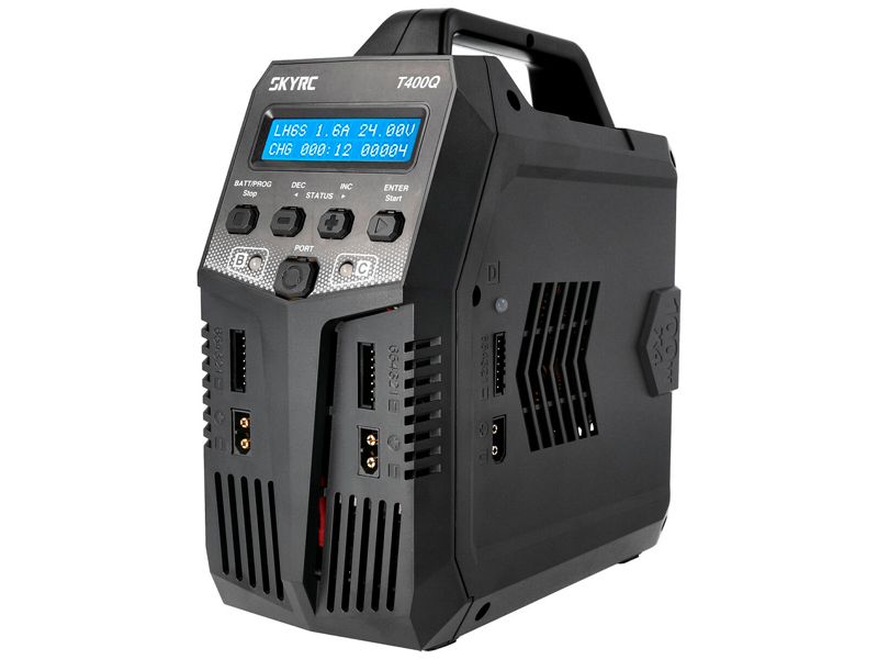 SkyRC T400Q AC/DC Quad Ladegerät LiPo 1-6s 12A 4x100W