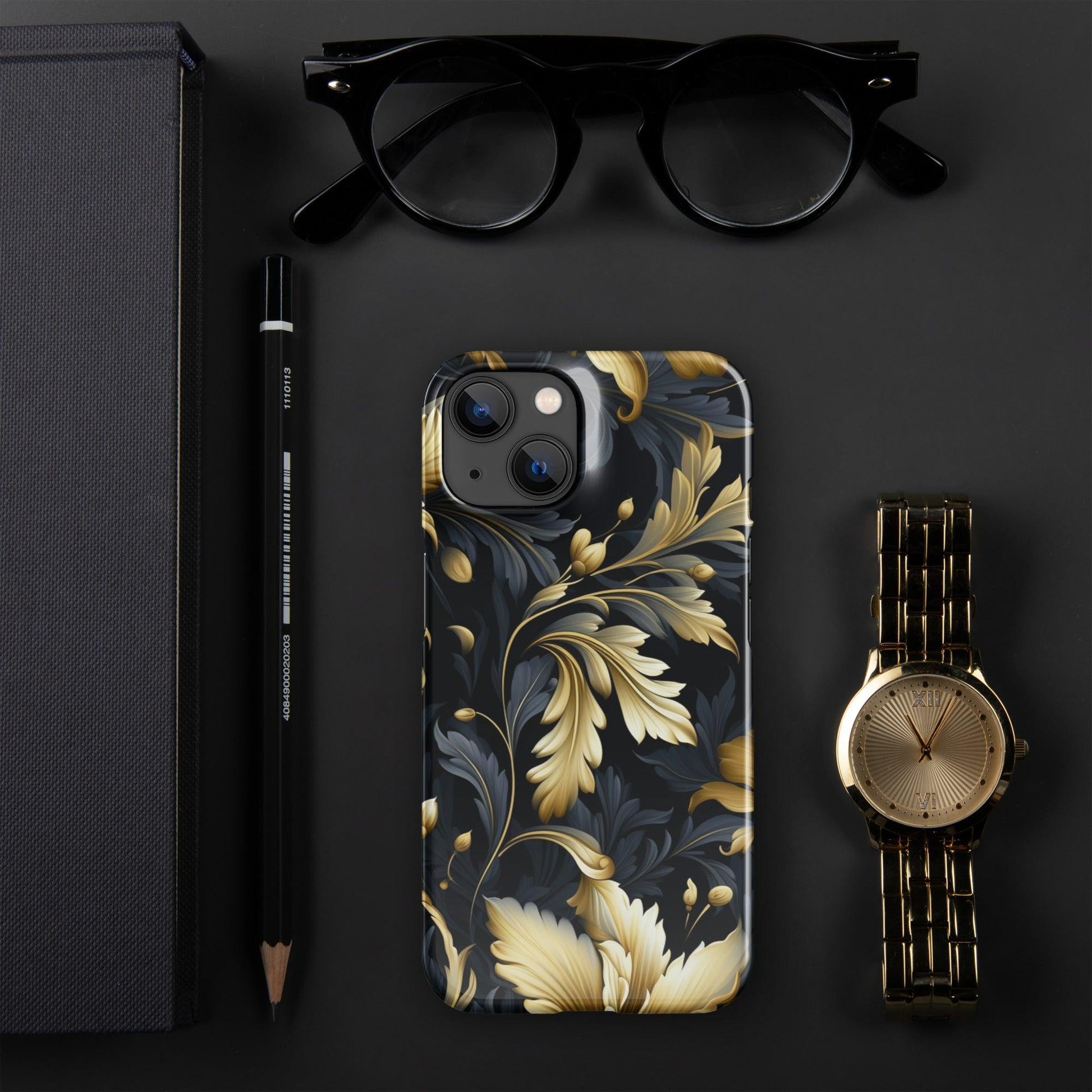 Snapcase iPhone® - Hülle "Golden Flora" - Artexio